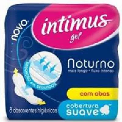 Absorvente Intimus Suave Noturno Com Abas 8Un