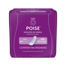 Absorvente Poise Escapes Urina Noturno 8 Unidades