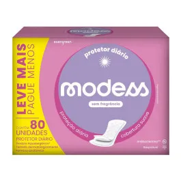 Absorvente Protetor Diário Modess 80 unidades