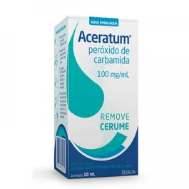 Aceratum 100mg - Solução Otológico - 10ml - Cellera Farma