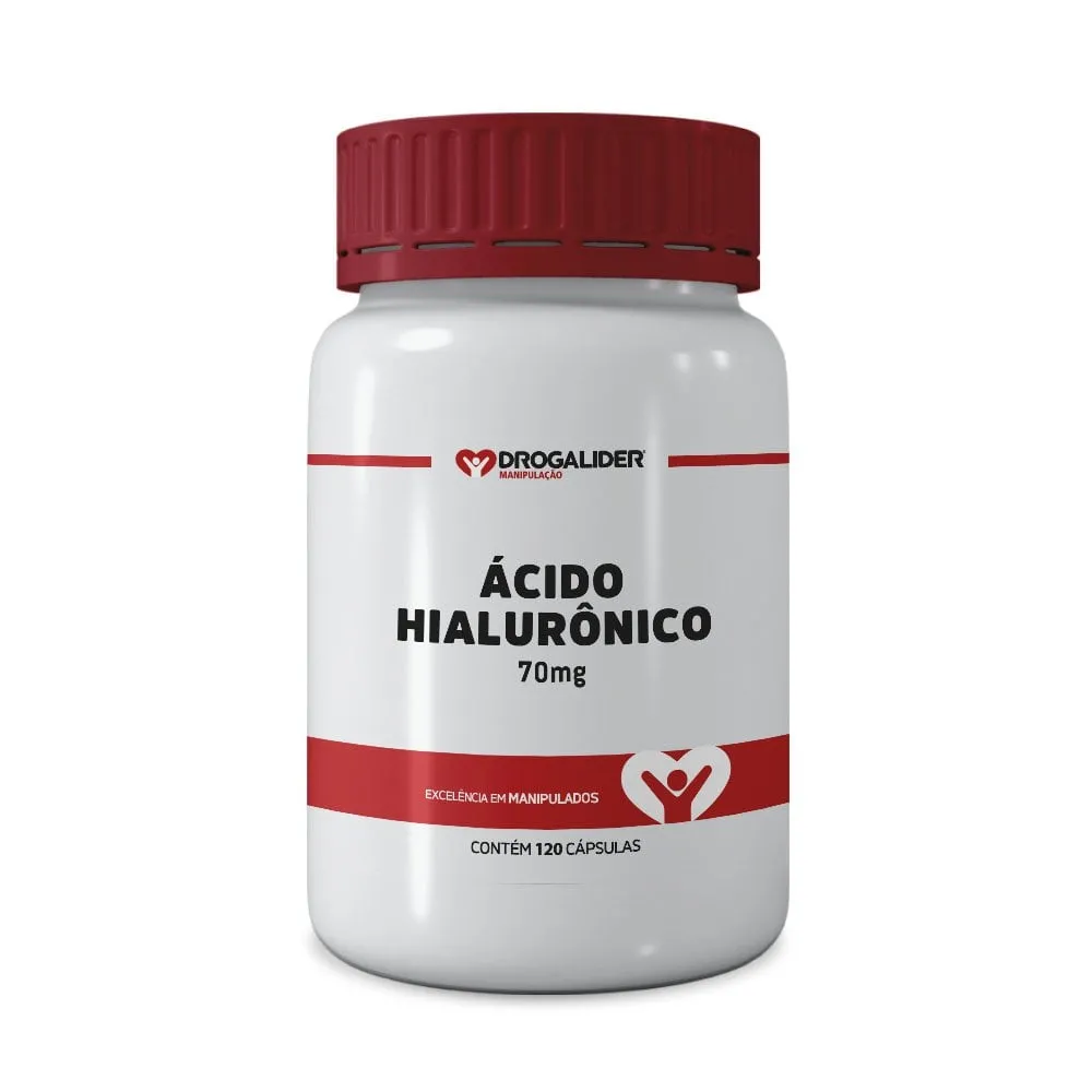 Ácido Hialurônico 70mg 120 cápsulas