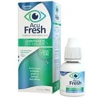 Acu Fresh 5mg/mL, caixa com 1 frasco gotejador com 10mL de solução de uso oftalmológico