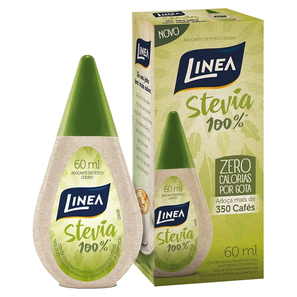 Adoçante Linea Stevia Gotas 60ml