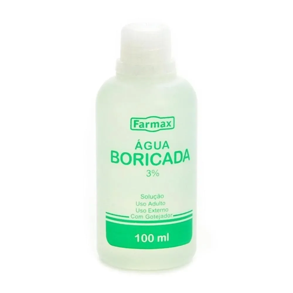 Água Boricada Farmax 100ml