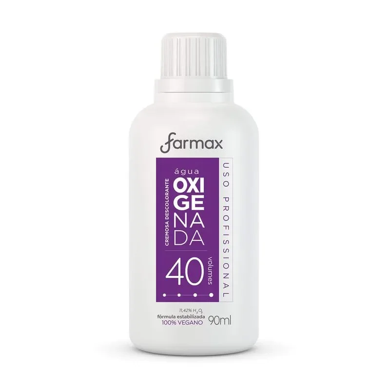Água Oxigenada Cremosa Farmax 40 Volumes 90ml