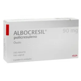 Albocresil 90mg/g - 6 Óvulos de Uso Vaginal