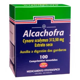 Alcachofra 312,5mg - 100 Comprimidos - Aspen Pharma