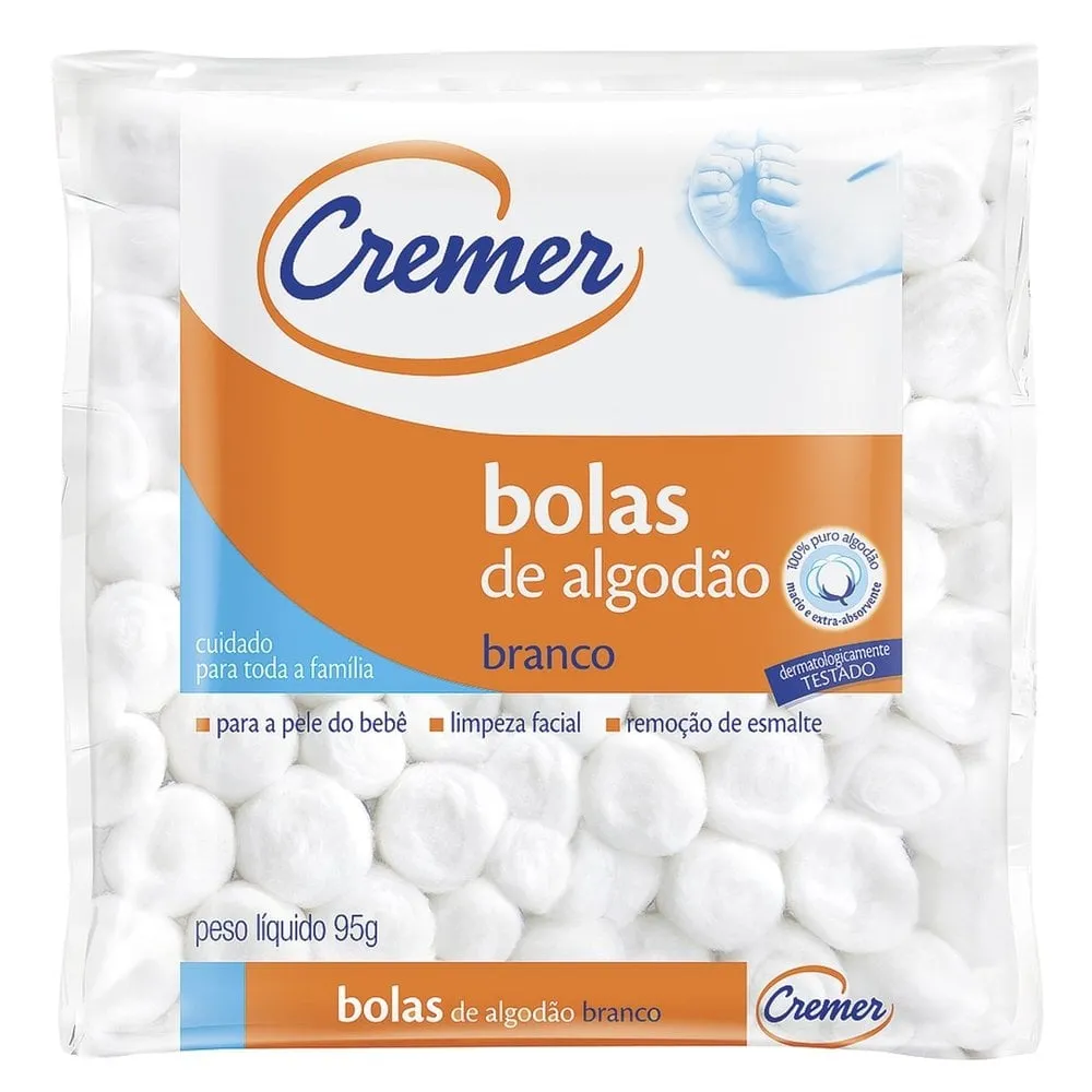 Algodão Bolas Cremer 95g