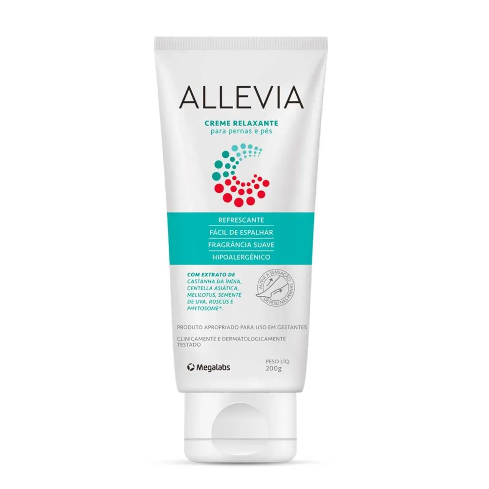 Allevia Creme Relaxante Para as Pernas e Pés 200g