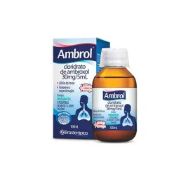 Cloridrato de Ambroxol Adulto 30mg/5mL - Xarope com 100ml - Brasterápica