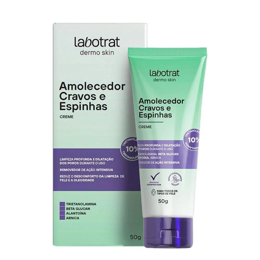 Amolecedor Cravos e Espinhas Labotrat 50g