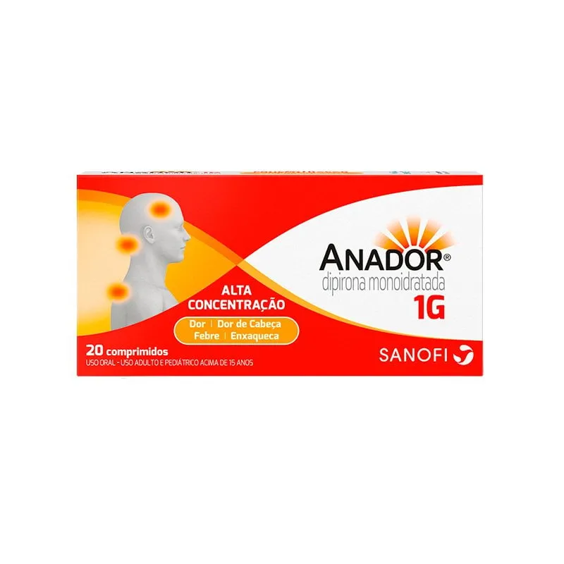 Anador 1g 20 Comprimidos