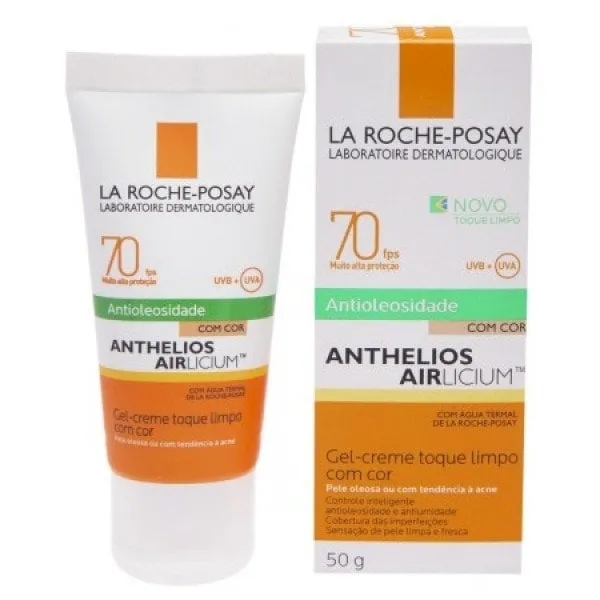 Protetor Solar Facial Anthelios Air 70 FPS Com Cor 50g