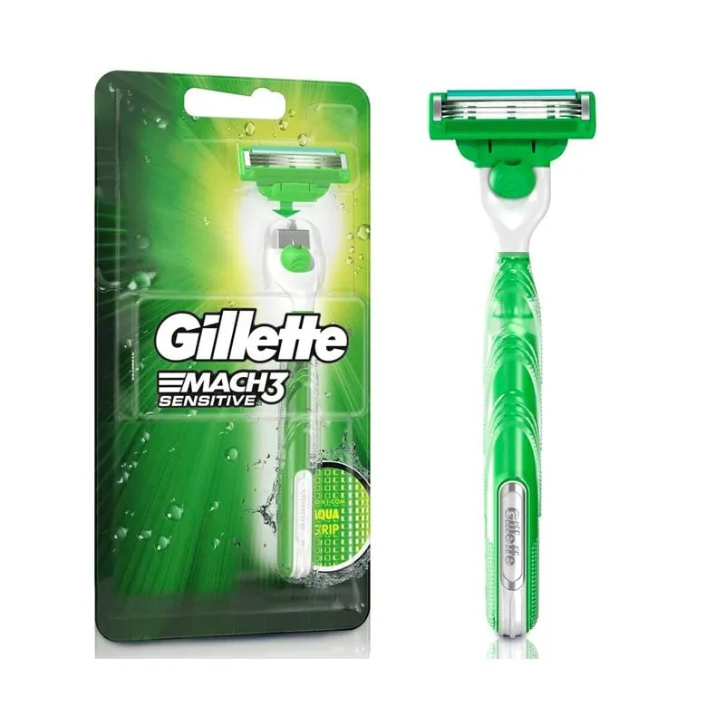 Aparelho de Barbear Gillette Mach3 Sensitive