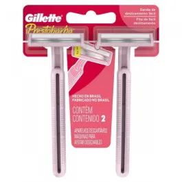 Aparelho de Depilação Gillette Prestobarba 2 Feminino 2 Unidades