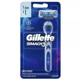 Aparelho de Barbear Gillette Mach3 Champions League 1 Unidade