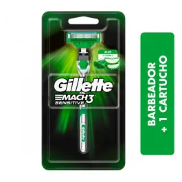 Aparelho de Barbear Gillette Mach3 Sensitive 1 Unidade