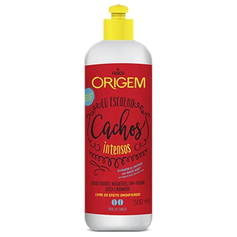 Ativador De Cachos Nazca Cachos Intensos Origem 500ml