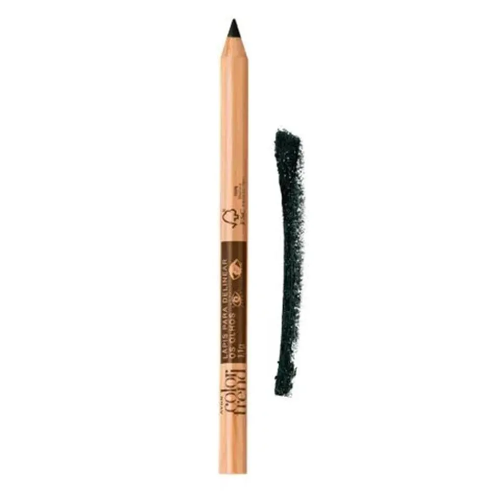 Avon Color Trend Lápis para Delinear Olhos Preto 1,1g Color Trend Lápis para Delinear Olhos Expresse as cores em você Traço fino e preciso Aplicação práticaAlta CoberturaCores IntensasMedidas do lápis: C 14 cm x D 0,8 cm – código de barras: 7899089435444Pr