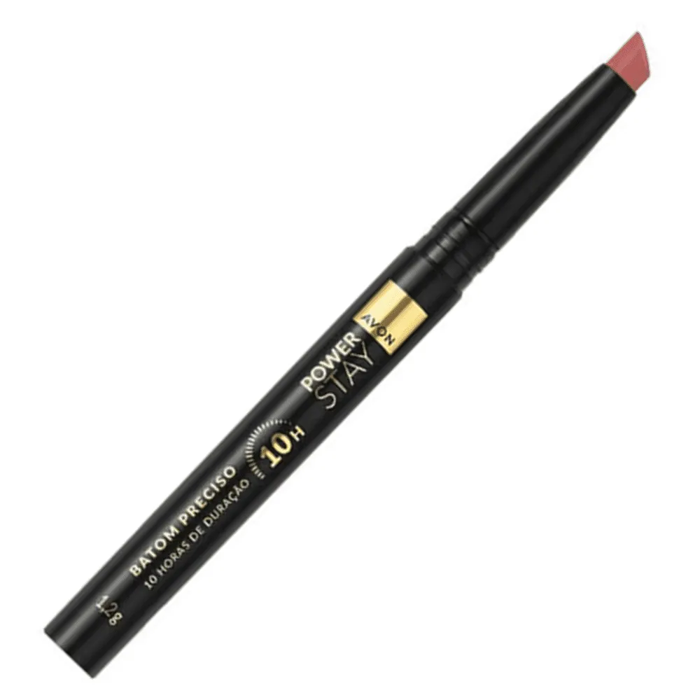 AVON Power Stay Batom Preciso Matte 10h 1,2 g Rose Delicado - val. 6/27