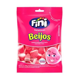 Bala Fini Beijos Morango 100g