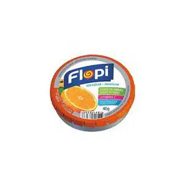 Bala Flopi Sabor Laranja - Sem Açúcar 40g
