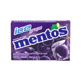 Bala Mentos Ice Uva 24,1g