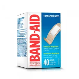 Curativo Band-Aid Transparentes 40 Unidades
