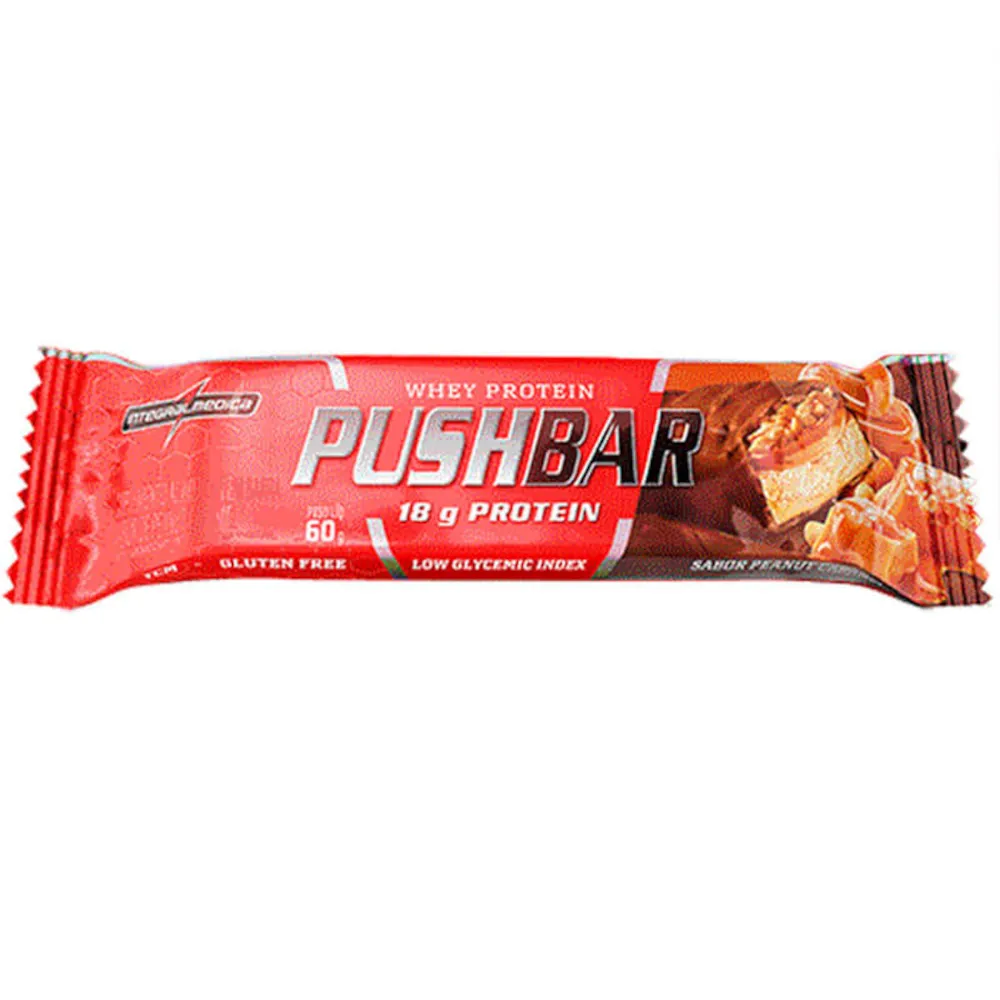 Barra De Proteina Push Bar Sabor Caramelo 60G - 1 unidade