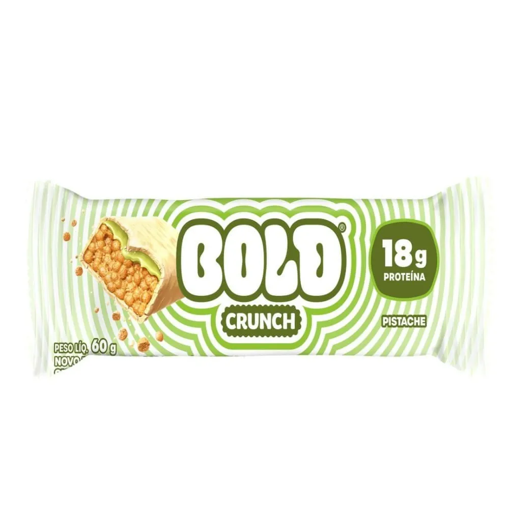 Barra de Proteínas Bold Crunch Sabor Pistache 60g