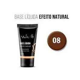 Base Líquida Vult Efeito Natural - Cor Nº 08 - 25ml