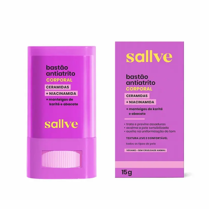 Bastão Corporal Antiatrito Sallve 15g