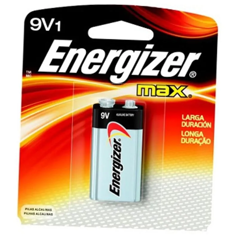 Bateria Energizer MAX 9V com 1 unidade