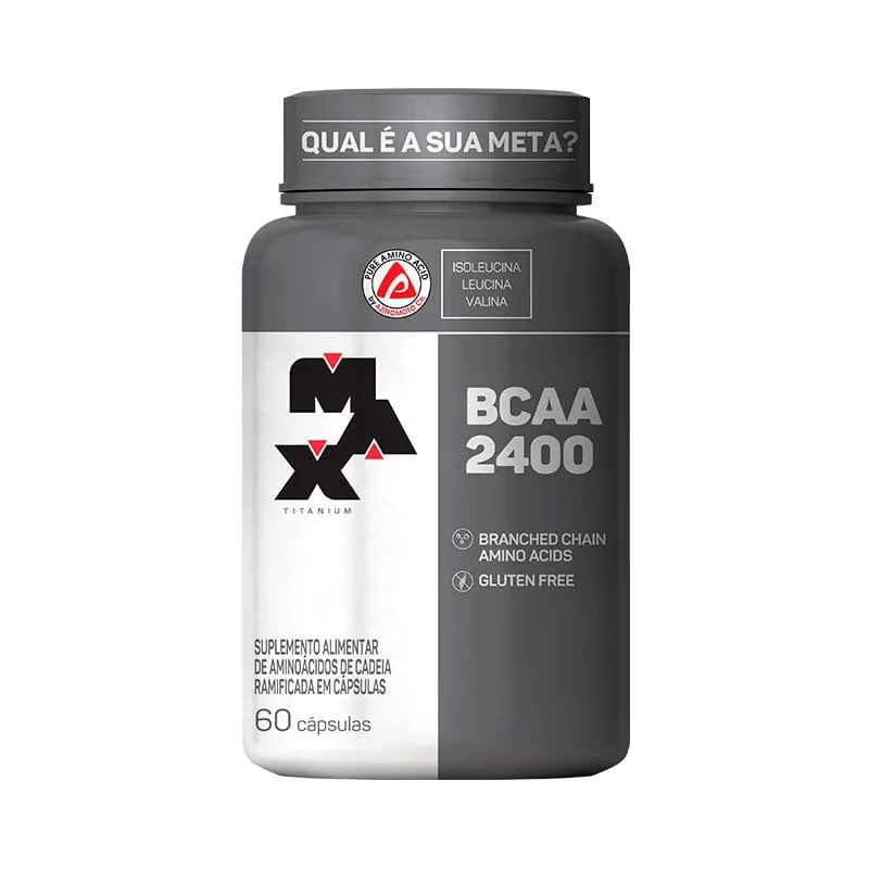BCAA 2400 Max Titanium 60 Cápsulas