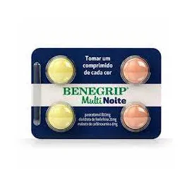 Benegrip Multi Noite 4 Comprimidos