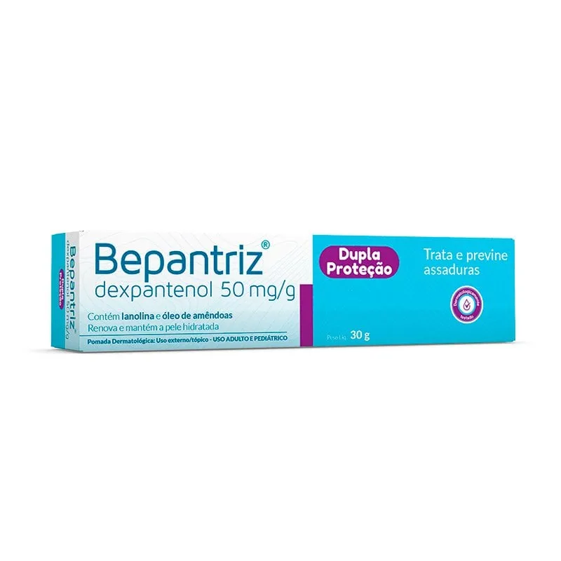 Bepantriz 50mg/g pomada dermatológica bisnaga com 30g