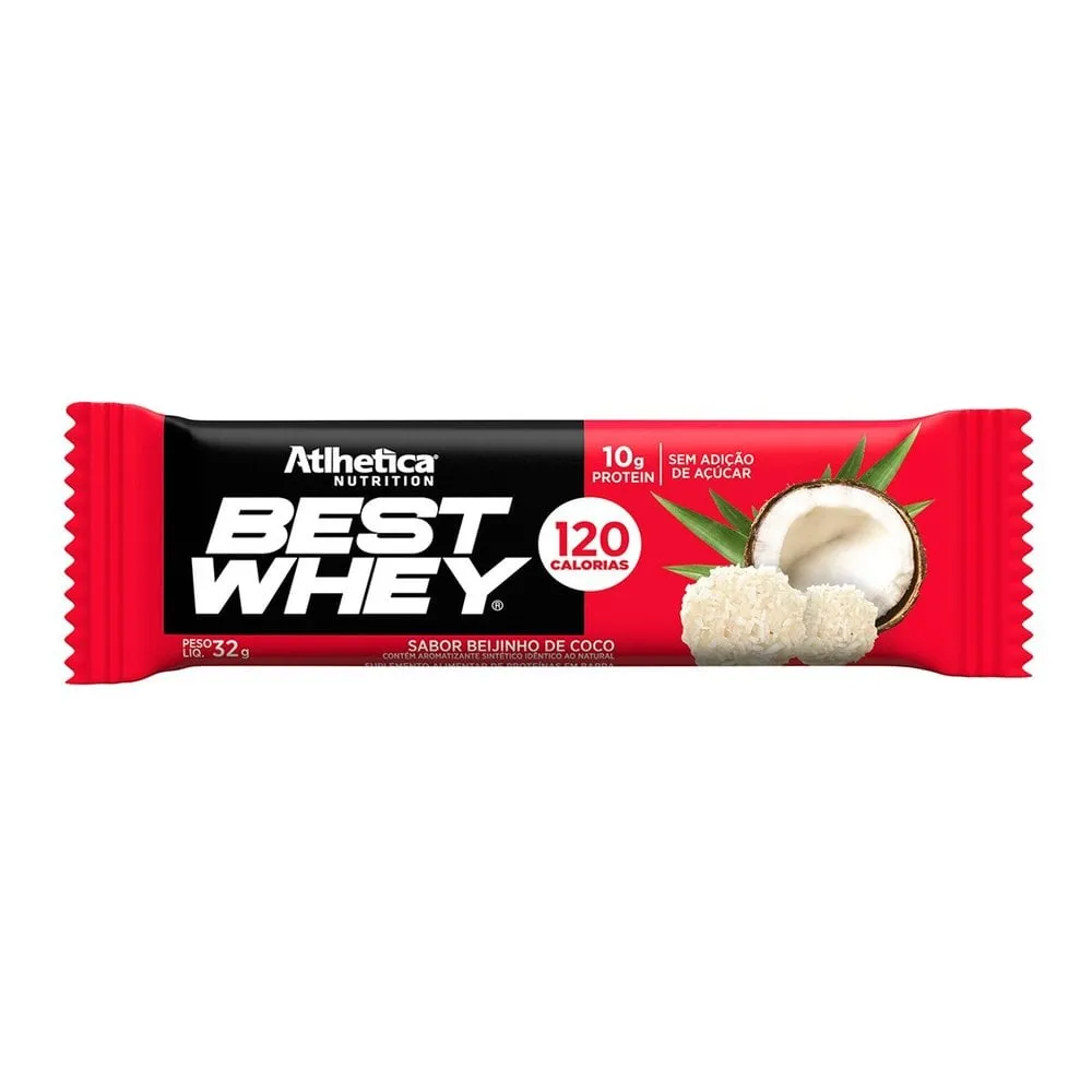 Best Whey Bar 32G beijinho de coco - Atlhetica Nutrition
