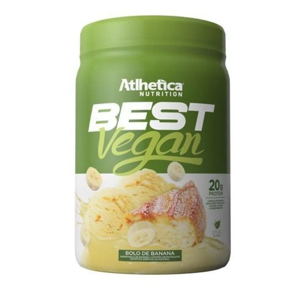 Best Whey vegan 500G bolo de banana- Atlhetica Nutrition