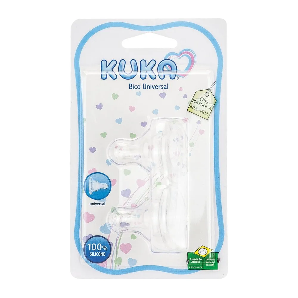 Bico De Mamadeira Big Universal Kuka 2Un