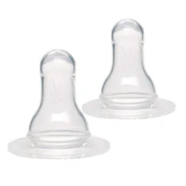 Bico de Mamadeira Neopan Silicone Convencional - 2 Unidades