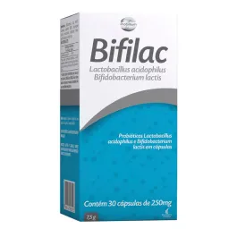 Bifilac com Probiótico 250mg - 30 Cápsulas