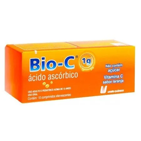 Bio-C Comprimido 1 Caixa com 10 Drágeas Efervescentes