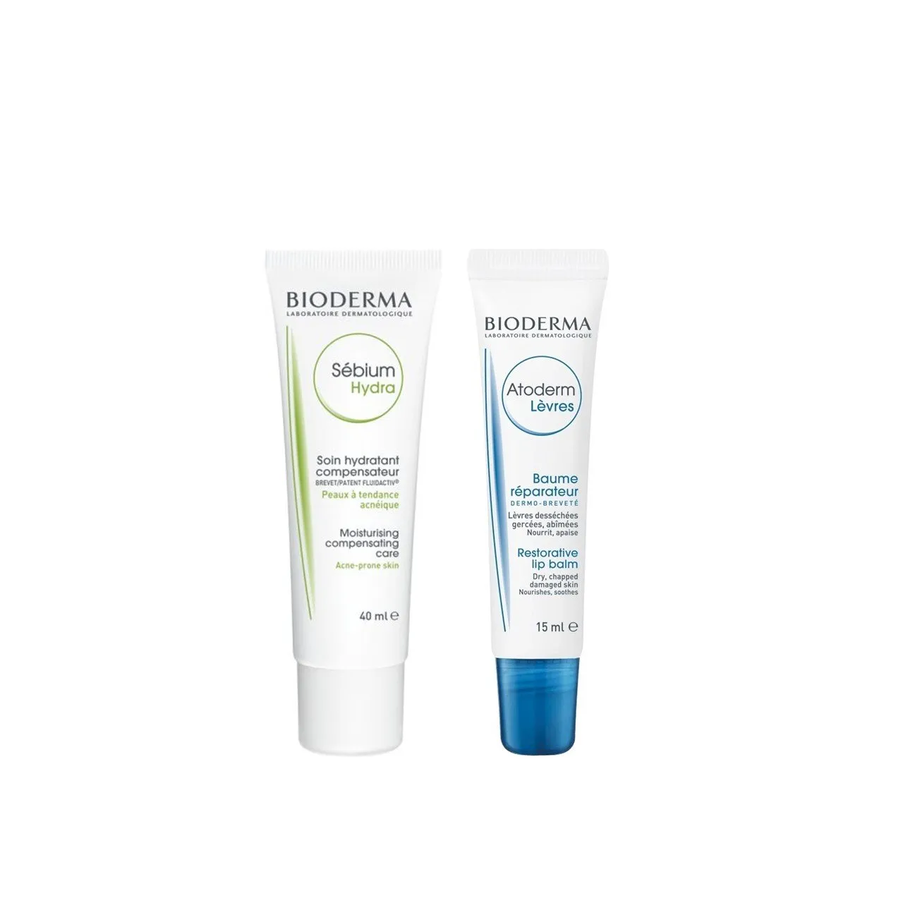 Bioderma Sébium ISOKIT Sébium Hydra 40ml + Atoderm Bálsamo Labial 15ml Brasil