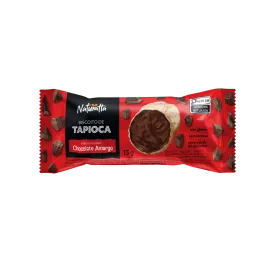 Biscoito de Tapioca Naturatta Cobertura Chocolate Amargo 15g