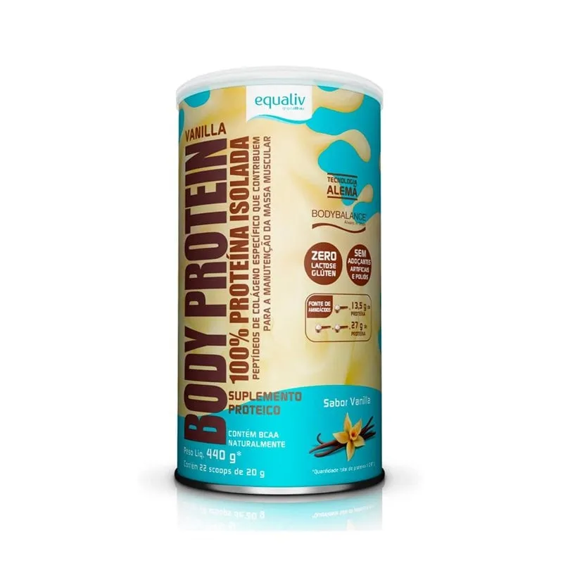 Body Protein Equaliv Sabor Vanilla 440g
