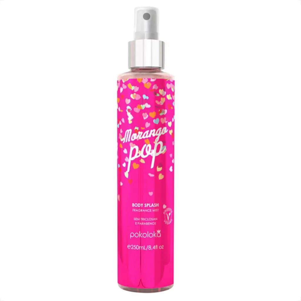 Body Splash Morango Pop Pokoloka 250ml