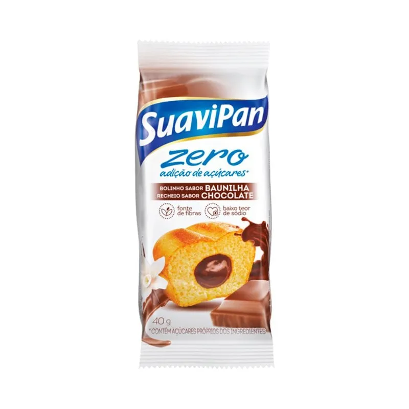 Bolinho Suavipan Bau/Choc 40g