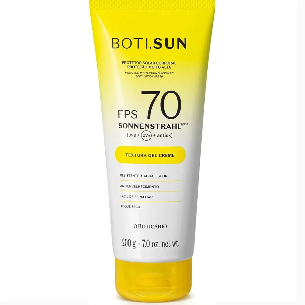 O Boticário Protetor Solar Corporal FPS70 Boti.Sun 200g