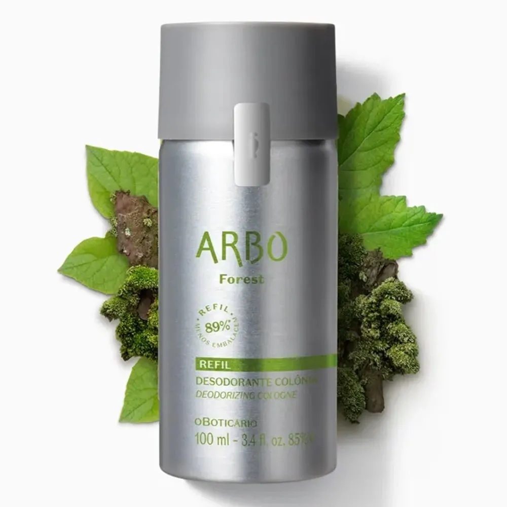 O Boticário Refil Arbo Forest Desodorante Colônia 100ml