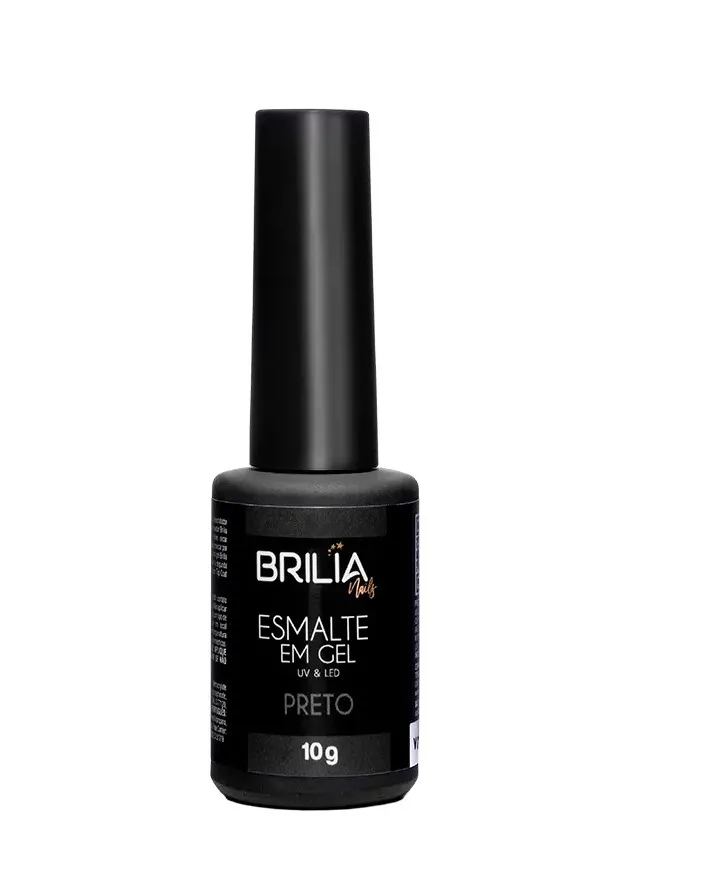 BRILIA ESMALTE GEL PRETO 10G
